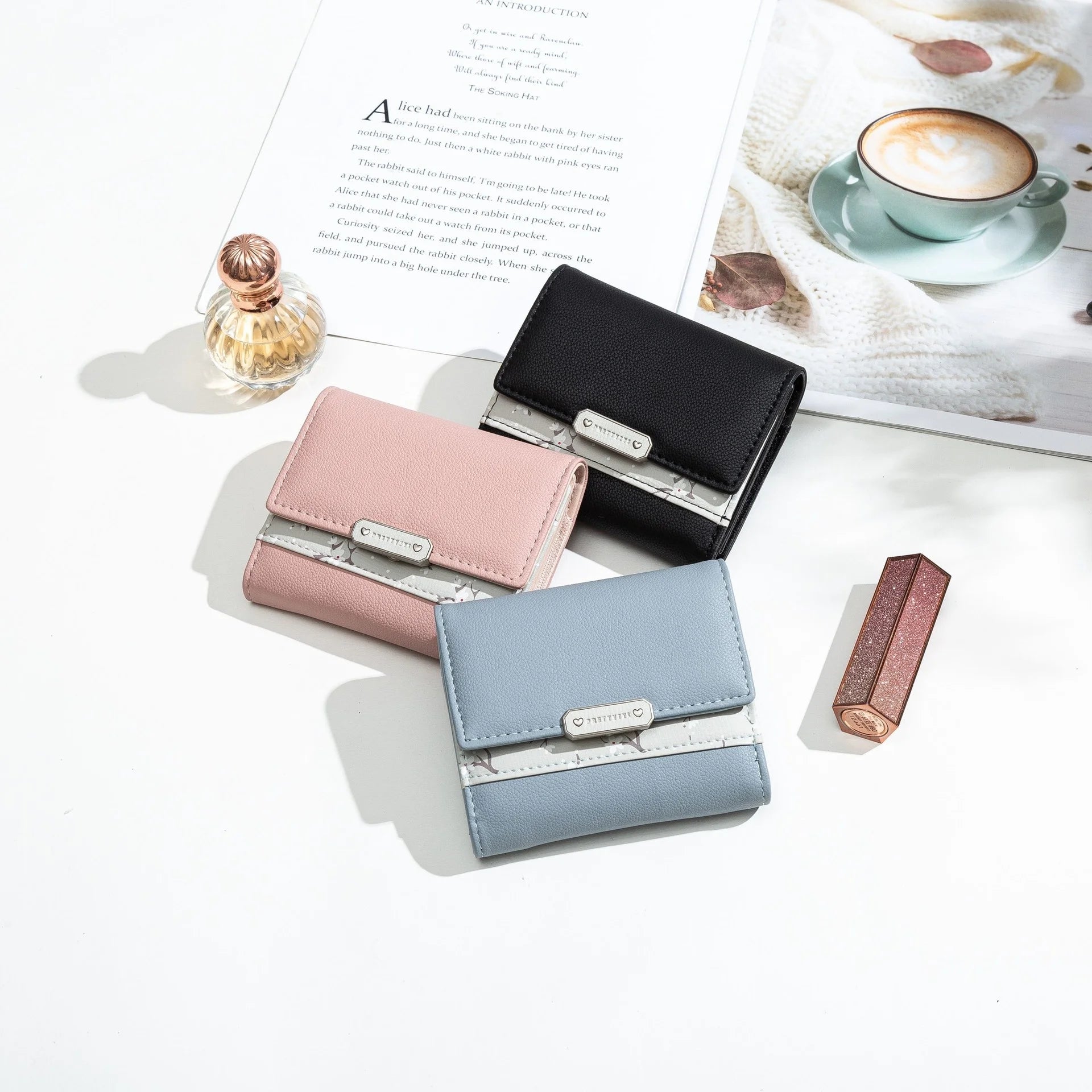 Women's Personalized Short Foldable Change Purse