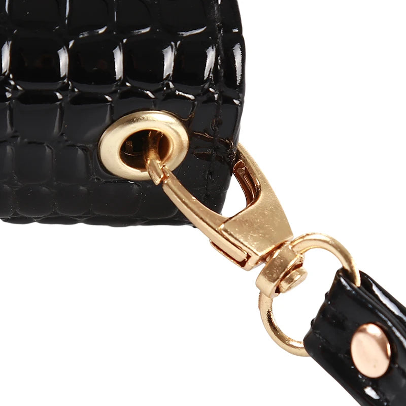 Women Double Zip Wallet Long Handbag Phone Bag