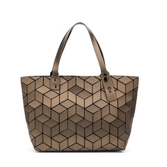 Geometric Quilted Beach Tote Bag Shoulder Bags for Women