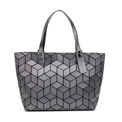 Geometric Quilted Beach Tote Bag Shoulder Bags for Women