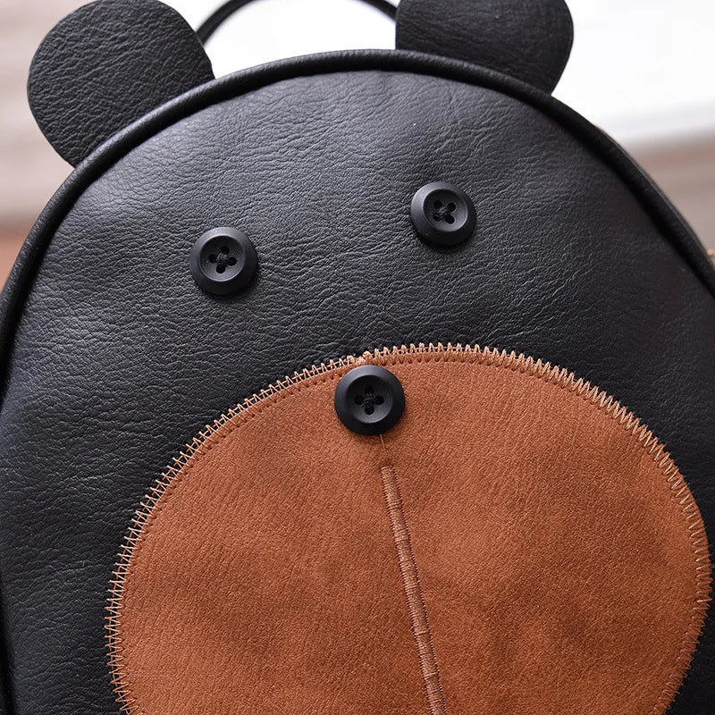 Kids PU School Bags for Girls Lovely Mochila Escolar School Bag