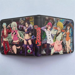 Slim Wallet Men Seven Deadly Sins Money Clip Wallet