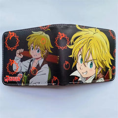 Slim Wallet Men Seven Deadly Sins Money Clip Wallet