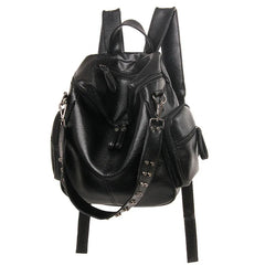 Stacy Bag 072716 Lady PU Leather Backpack Casual Travel Bag