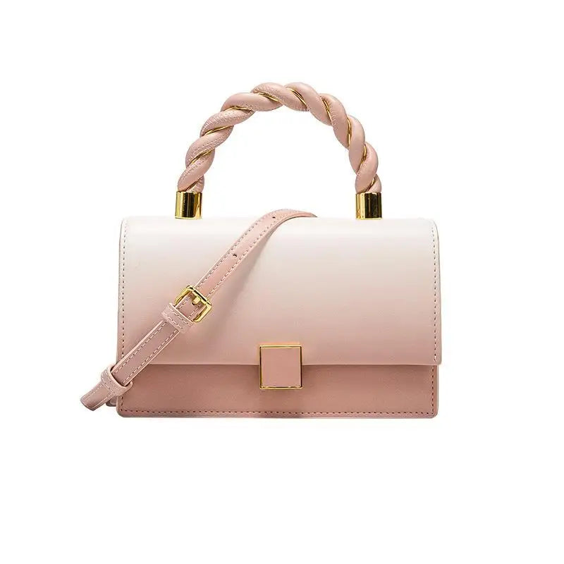Women's Textured Square Bag One-Shoulder Messenger Bag