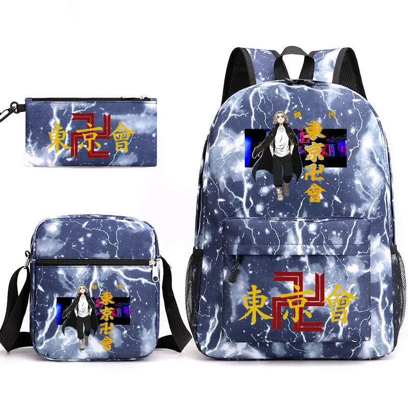 Tokyo Revengers Printed Backpack Teen Bag Men's Laptop Bag