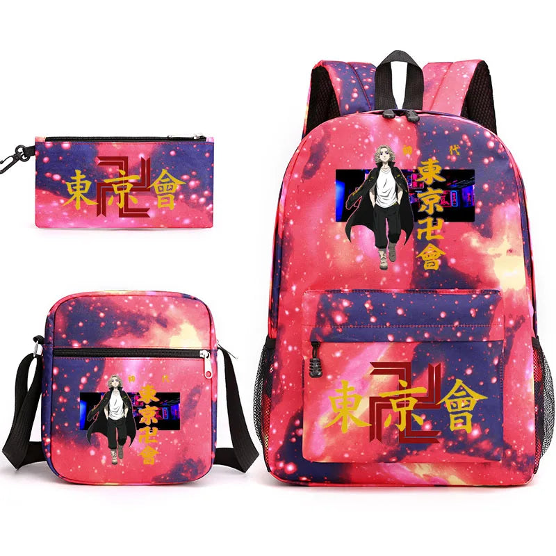 Tokyo Revengers Printed Backpack Teen Bag Men's Laptop Bag