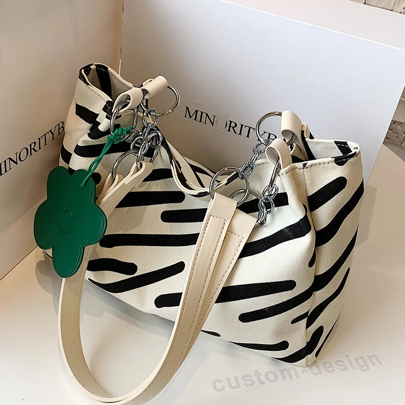 Canvas Shoulder Bag for Women Large Capacity Tote Bag