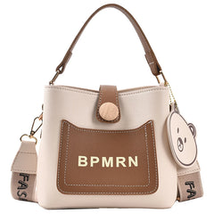Women's Travel Tote Bag, Messenger Bucket Bag