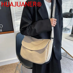 Solid Women Crossbody Bag Ladies Shoulder Bag Waterproof Nylon Women'S Handbags