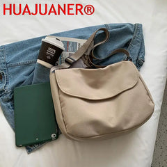 Solid Women Crossbody Bag Ladies Shoulder Bag Waterproof Nylon Women'S Handbags