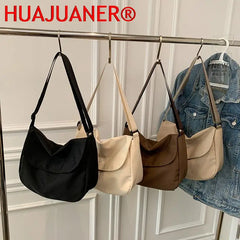 Solid Women Crossbody Bag Ladies Shoulder Bag Waterproof Nylon Women'S Handbags