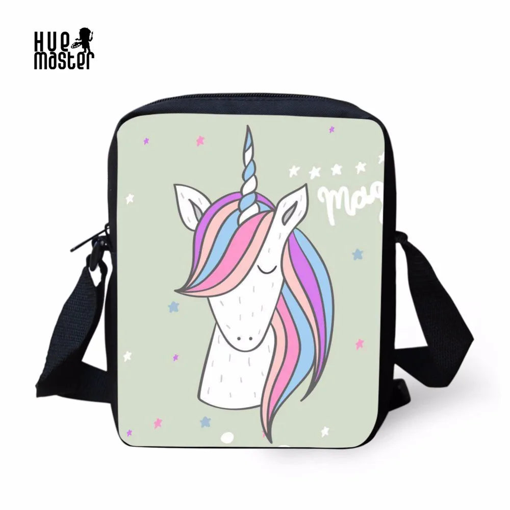 Unicorn Messenger Bag for Girls