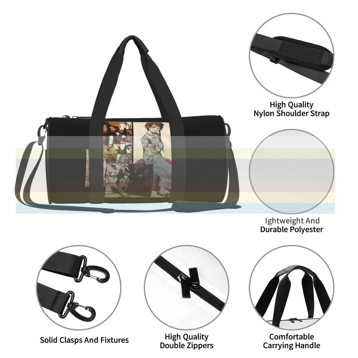 Universal Travel Sports Fitness Shoulder Bag Nylon Portable Outdoor Bag