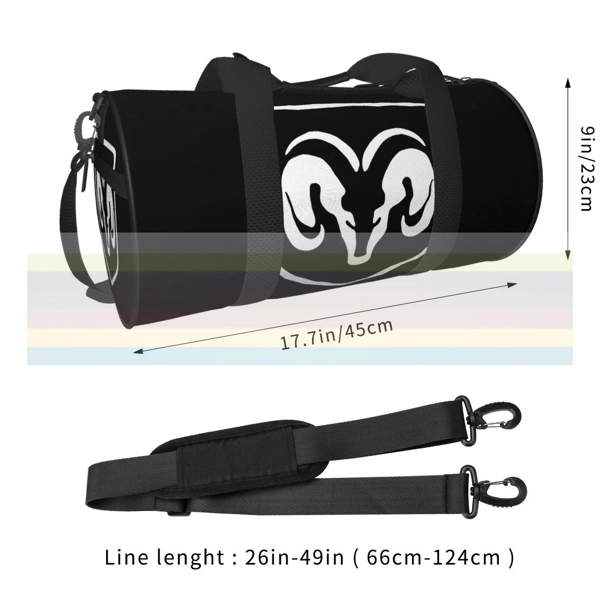 Universal Travel Sports Fitness Shoulder Bag Nylon Outdoor Sports Bag