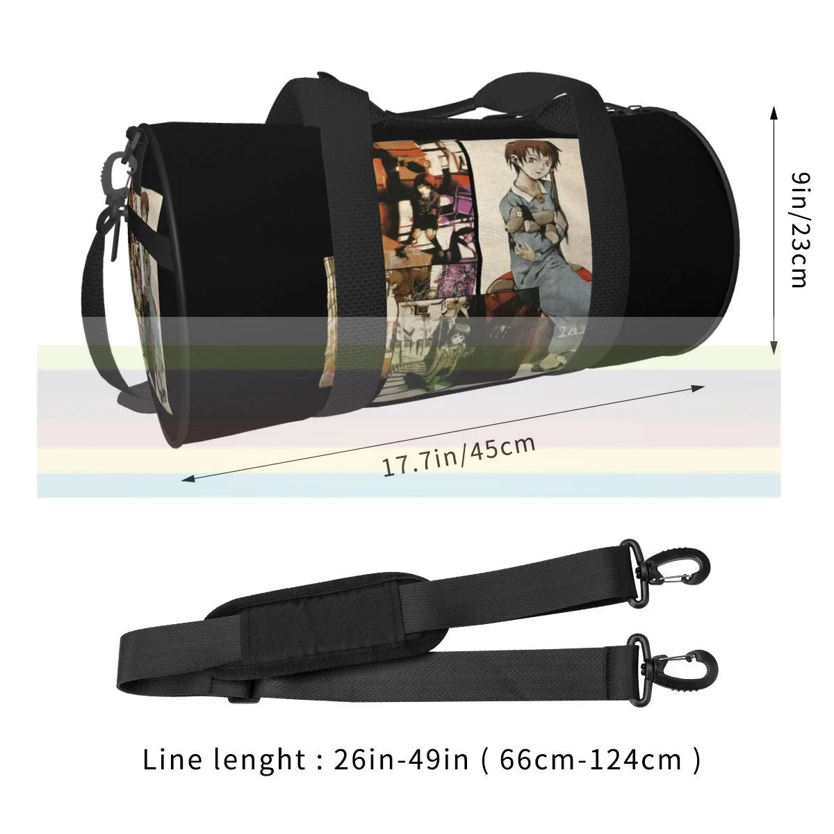Universal Travel Sports Fitness Shoulder Bag Nylon Portable Outdoor Bag
