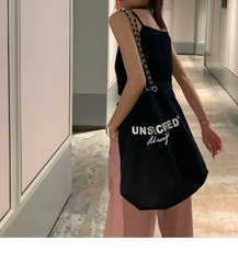 Metal Chain Square Shoulder Bag for Women