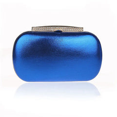 Velvet Crystal Silk Evening Bag Clutch Black/Red Tote Handbag