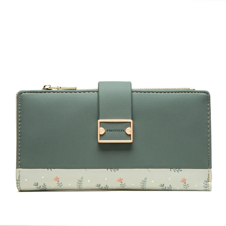 Women's Long Zipper Wallet with Phone Pocket