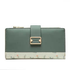 Women's Long Zipper Wallet with Phone Pocket
