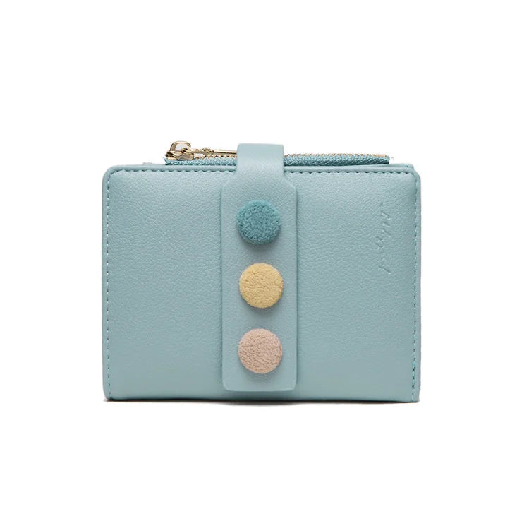 Women's Multi-card Short Wallet with Belt Buckle