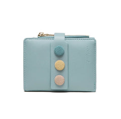 Women's Multi-card Short Wallet with Belt Buckle