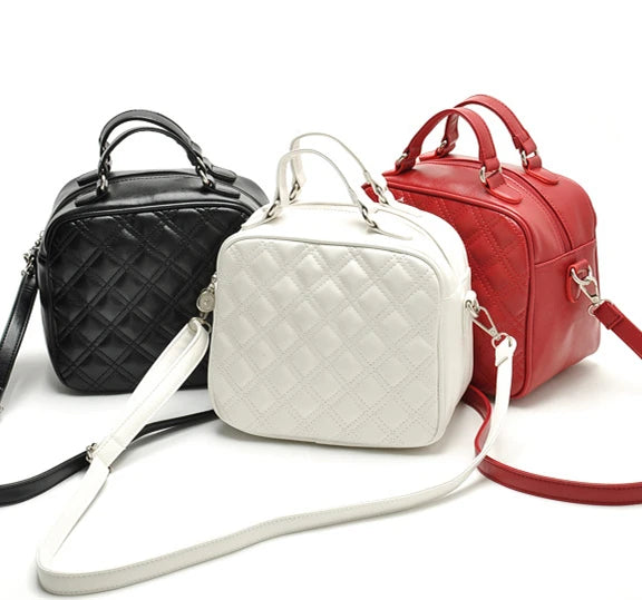 Vintage Casual High-Grade Small Flap PU Leather Handbag Women Tote Clutch Purse