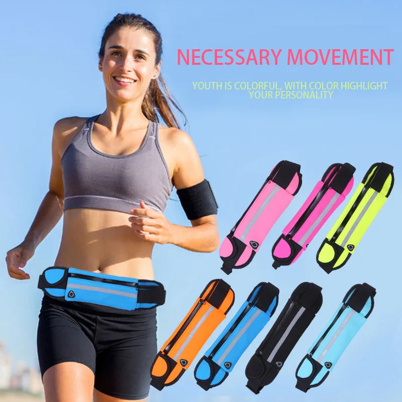 Waterproof Waist Bag Running Phone Holder Gym Women Cycling Belt
