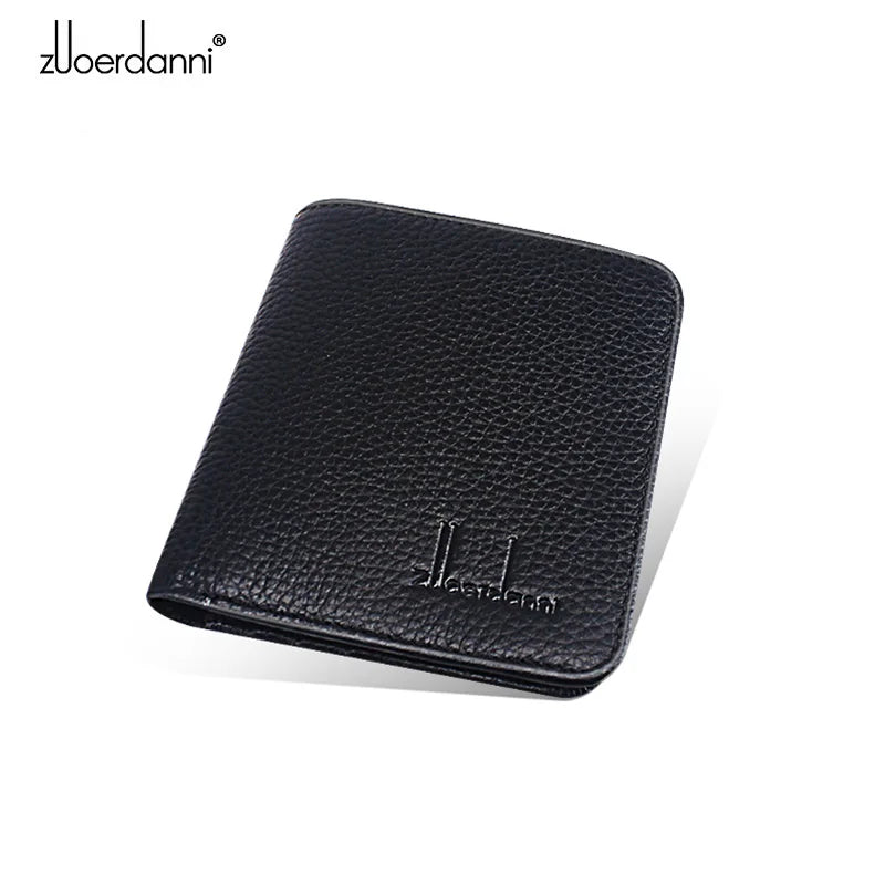Ultra-thin Mini Wallet Slim Leather Retro Purse A605