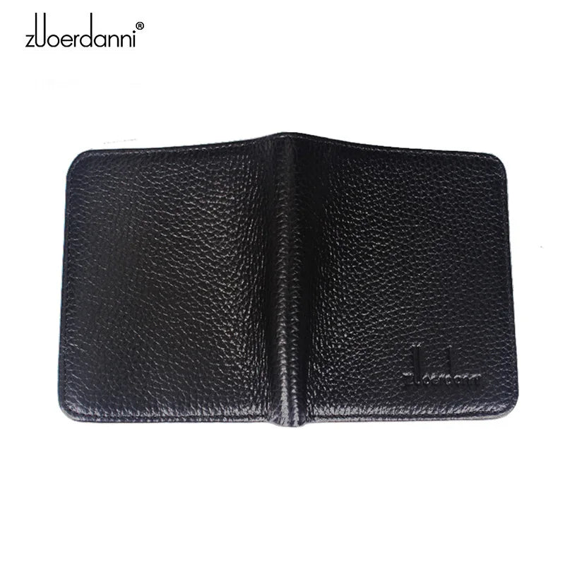 Ultra-thin Mini Wallet Slim Leather Retro Purse A605