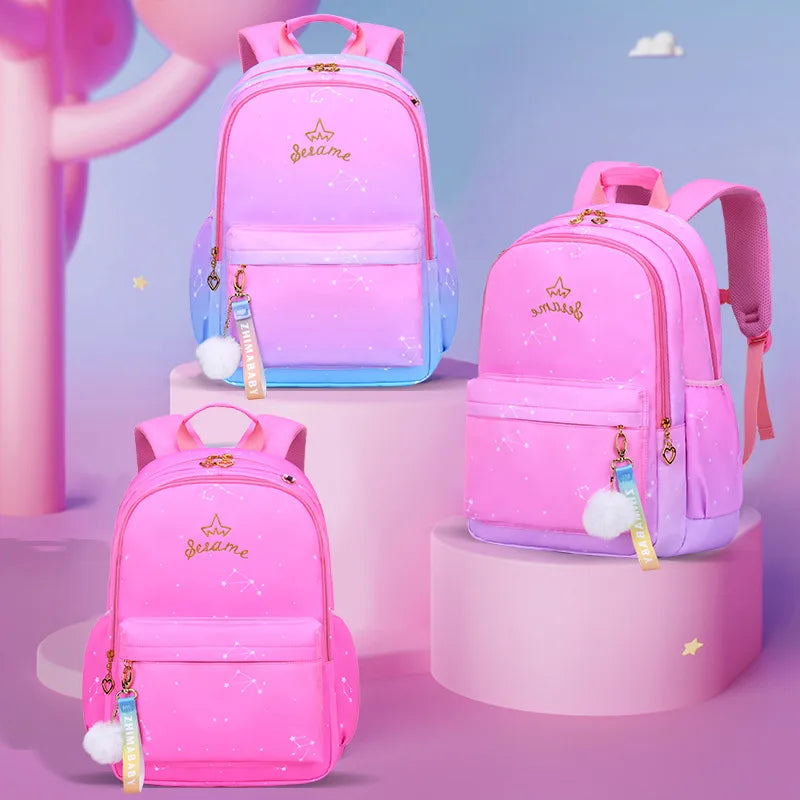 Waterproof Girls School Backpack Orthopedic Backpacks Kids Mochila