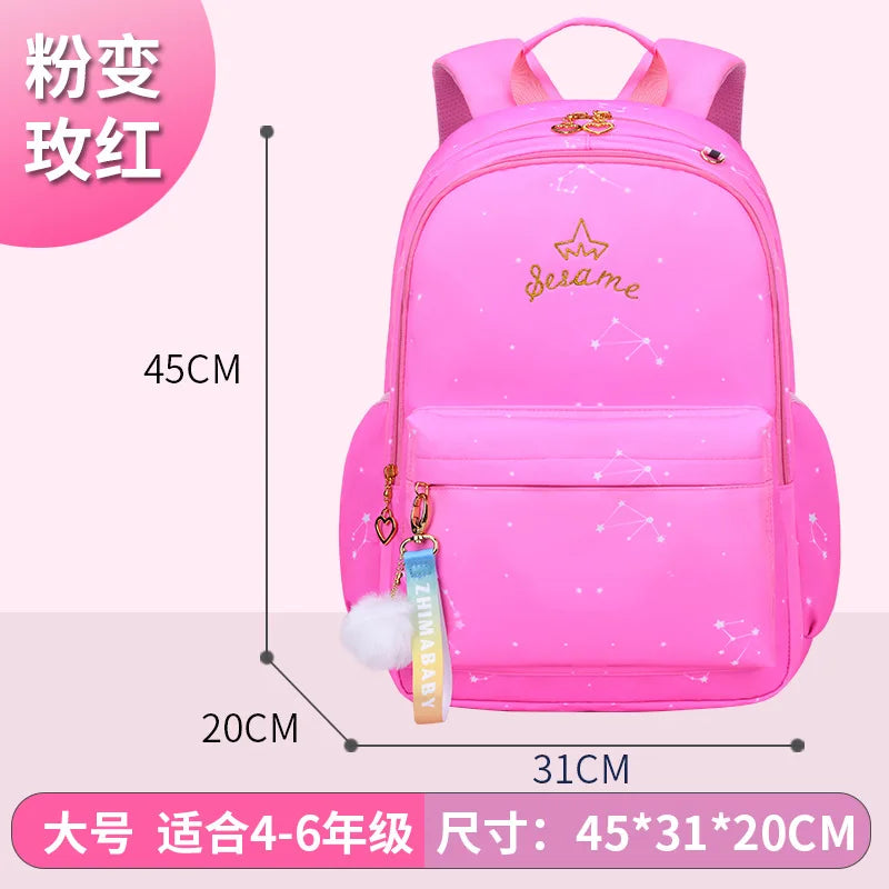 Waterproof Girls School Backpack Orthopedic Backpacks Kids Mochila
