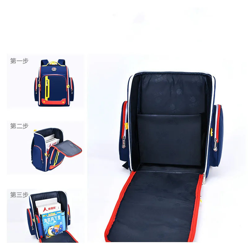 Waterproof Kids School Bag for Boys Girls Book Bag Orthopedic Backpack