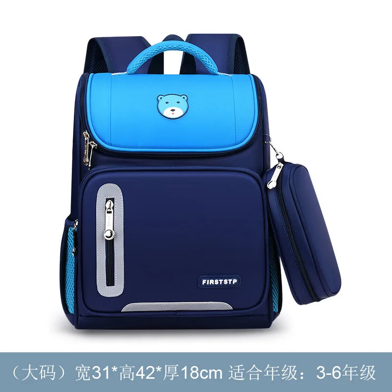 Waterproof Children School Bags Primary School Backpacks Boys Girls Kids Satchel