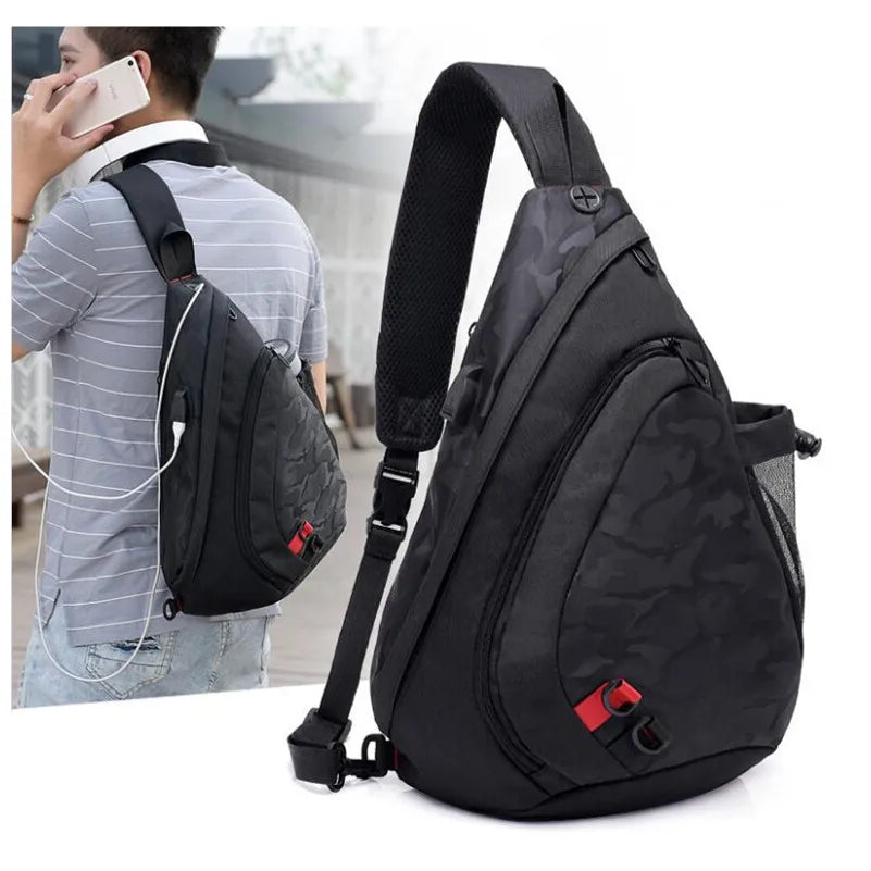 Waterproof Camouflage Sling Chest Bag for Men