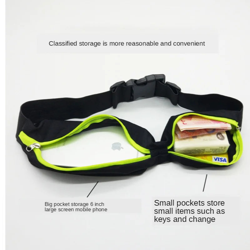 Waterproof Running Waist Belt Bag Multifunctional Men Women Bum Bag