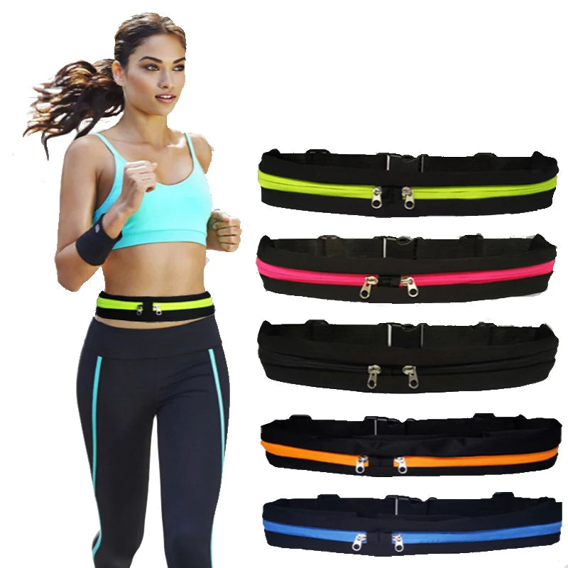Waterproof Running Waist Belt Bag Multifunctional Men Women Bum Bag