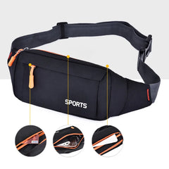 Women Men Running Waist Bag Mobile Phone Holder Gym Fitness Travel Pouch