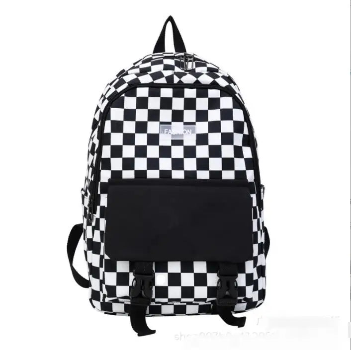 Women Backpack School Bag Ring Student Backpacks Teenage Girl School Bags