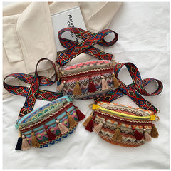 Women's Chest Bag National Women Shoulder Bag Fanny Pack