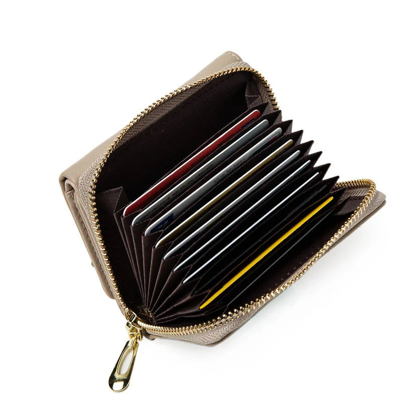 Printed Small Fresh Wallet Multi-function Card Bag Short Wallet