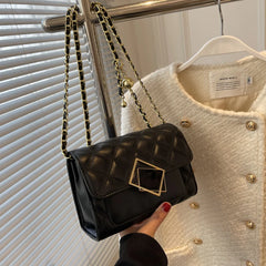 Women Shoulder Crossbody Chain Bag Large Capacity Handbags PU Leather Shopping B