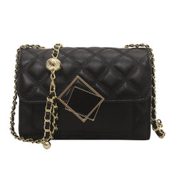 Women Shoulder Crossbody Chain Bag Large Capacity Handbags PU Leather Shopping B