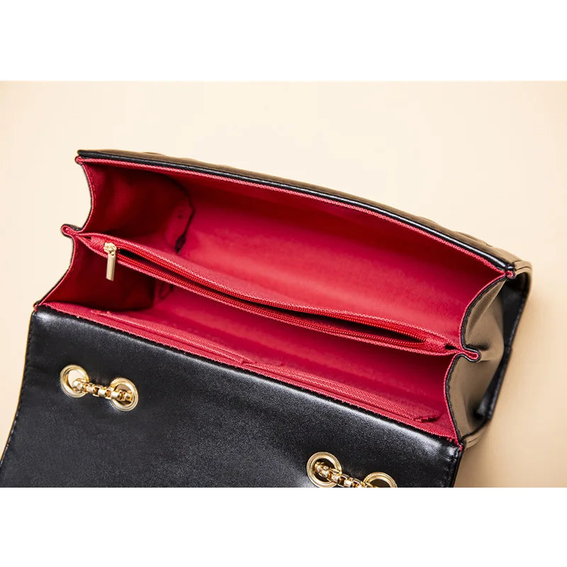 Women's PU Shoulder Slant Bag Famous Brand Handbag Messenger Bag