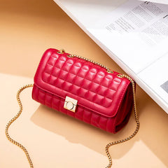 Women's PU Shoulder Slant Bag Famous Brand Handbag Messenger Bag