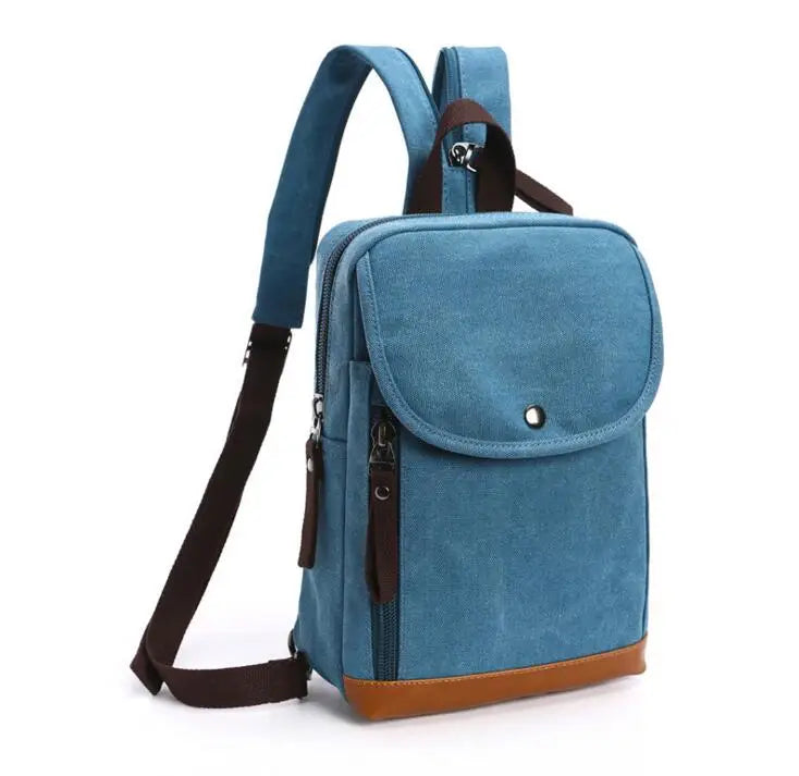Small Canvas Travel Backpack Casual Unisex Hot Bag