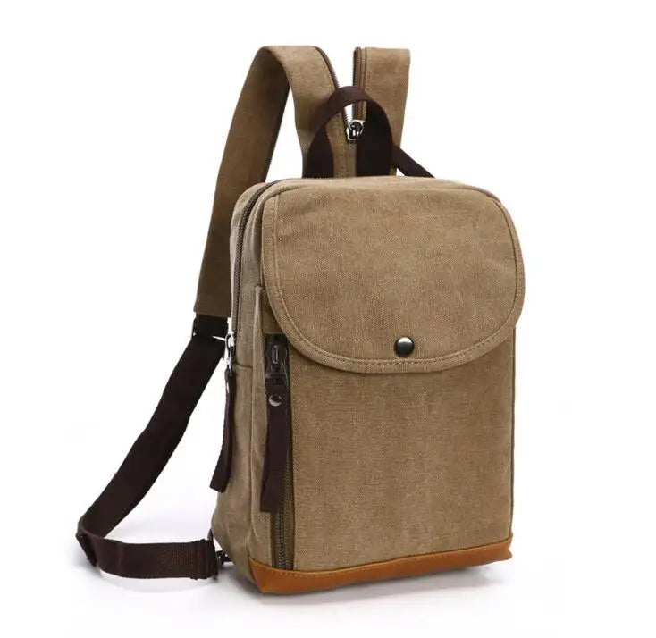 Small Canvas Travel Backpack Casual Unisex Hot Bag