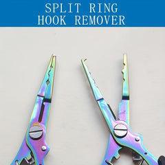 Stainless Steel Fishing Pliers with Lanyard Line Cutter