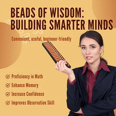 15 Bar Abacus with 5 Small Beads - Basic Math Skills Training