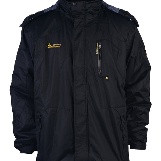 Men's Outdoor Hooded Windbreaker Jacket Waterproof Warm Jacket